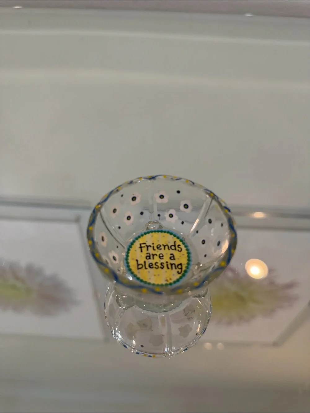 Handmade Glass jewelry dish